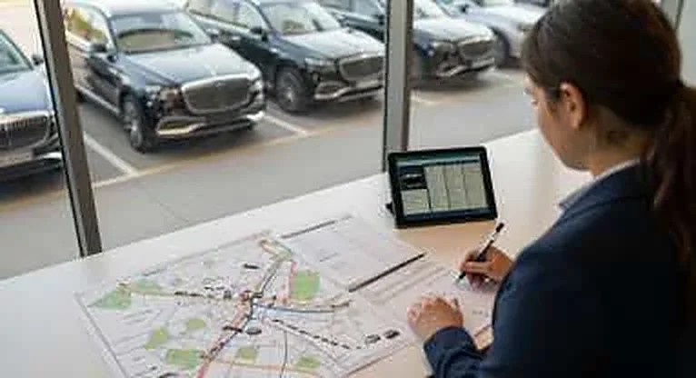 Chauffeur-driven fleet coordinated by PlanItBetter